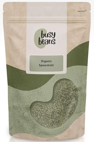 Organic Spearmint Tea (Mint) - Certified Organic - by Busy Beans Organic (250g)