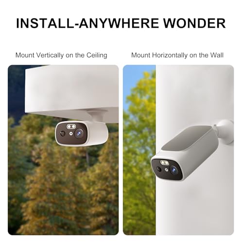 Image of 5G WiFi Security Cameras Wireless Outdoor, Camera for Home Security | AI Motion Detection, Color Night Vision, SD Card /Cloud Storage, Waterproof, Work with Alexa /Google Home