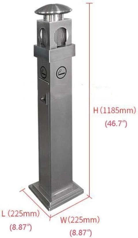Floor Ash ColumnVertical Cigarette Butt Column Outdoor Floor Standing Ashtray Floor-standing Ashtray Portable Erect Cigarette Butt Column Mall Outdoor Outdoor,