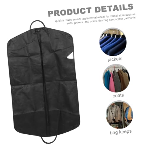Non Woven Suit Dust Cover Garment Bag for Travel Storage Lightweight Clothing Organizer with Convenient Handle for Coats Jackets Formal Attire3