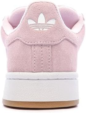 adidas Campus 00s J Big Kid Shoes, Clear Pink/Cloud White/Gum, Size 6