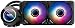 Produktbild darkFlash DX240 V2 PC-Wasserkühlung ARGB 2 x 120 x 120 (schwarz)