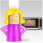 Angry Mama Microwave Oven Steam Cleaner, Microwave Cleaner for Kitchens, The Fun and Easy Way to Cleaning work with Amazing Results （purple）
