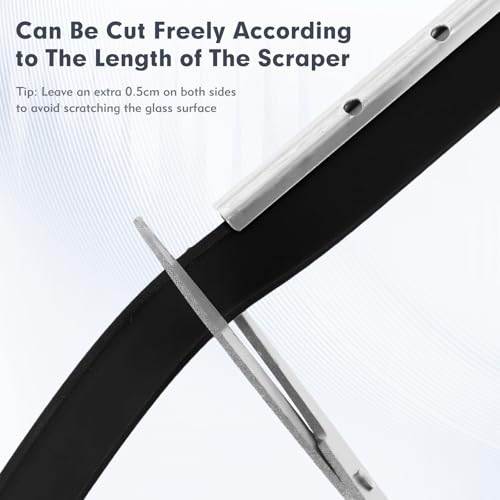 Image of CdbC 41 Inch Squeegee Rubber Replacement, Squeegee Replacement Rubber Blade, Versatile Squeegee Rubber Refill for Shower, Doors, Window & Glass Cleaning (Pack of 2)