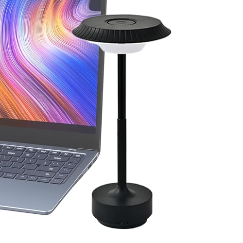 Lampe tactile de bureau et veilleuse UFO vintage avec 3 modes réglables