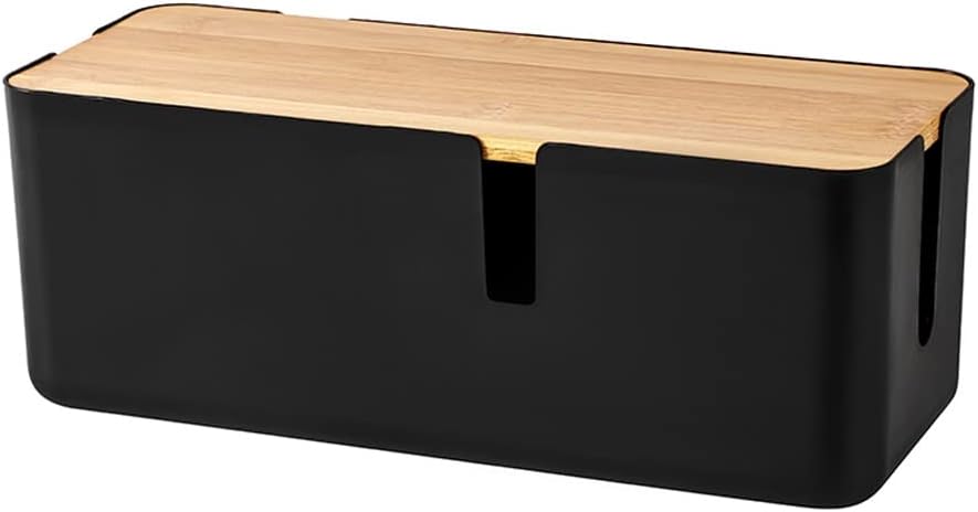 Desktop Charging Cable Data Storage Wire Box Organizer Plug Board