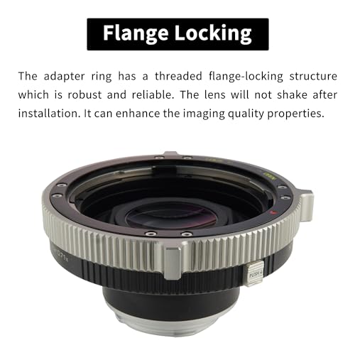 Ficha técnica XPIMAGE Adaptador reductor focal óptico HV a M 0.71X compatible con lentes Hasselblad V a cámaras Leica M - Fernando Cortés