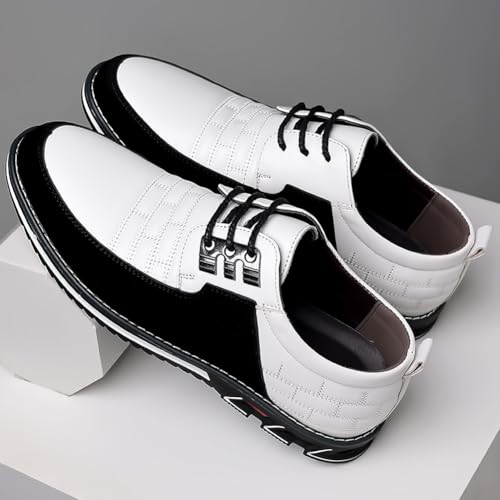 Image of Men's Premium Casual Lace Up Walking Shoes Business Driving Oxford Shoes