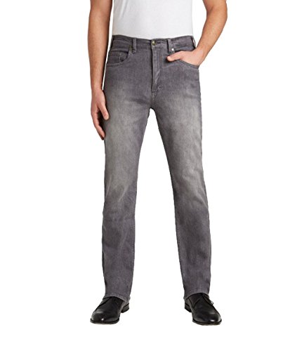 Grand River Grey Stretch Traditional Fit Jeans (38/32, Grey)