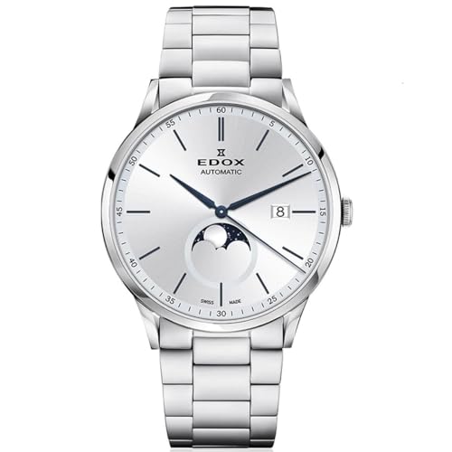 Edox Reloj Hombre VAUBERTS MOONPHASE Date Automati