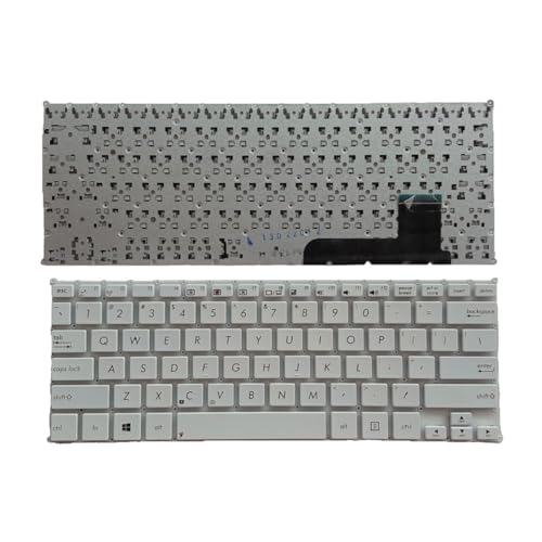 Clavier de remplacement VivoBook X201E S200E blanc US pour réparer des touches bloquées