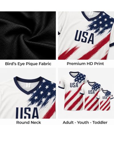 Tee Miracle Personalized USA Soccer Jersey