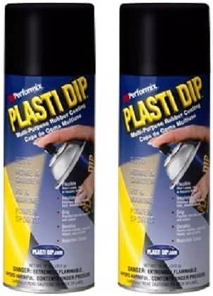 Plasti Dip Performix 11203 Black Rubber Spray 2 PACK