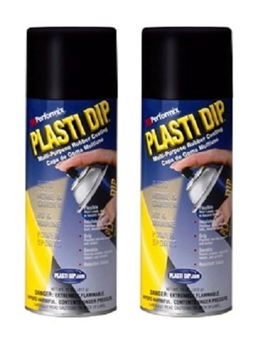 Plasti Dip Performix 11203 Black Rubber Spray 2 PACK