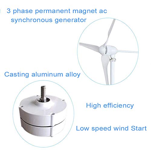 Générateur à aimant permanent horizontal 24V de haute précision pour éolienne - 4
