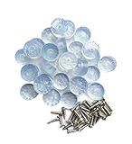 B-PRTT 30 Pcs Transparent Cylindrical Shape Rubber Non Slip Non Skid Feet Pad for Table Desk Chair, Sofa and Cutting Boards