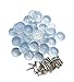 B-PRTT 30 Pcs Transparent Cylindrical Shape Rubber Non Slip Non Skid Feet Pad for Table Desk Chair, Sofa and Cutting Boards