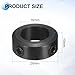 uxcell 2pcs Set-Screw Collars 16mm Bore, 1045 Steel Shaft Collars, 26mm OD, 10mm Width Axle Collar Clamp for Linear Rod Shaft Guide