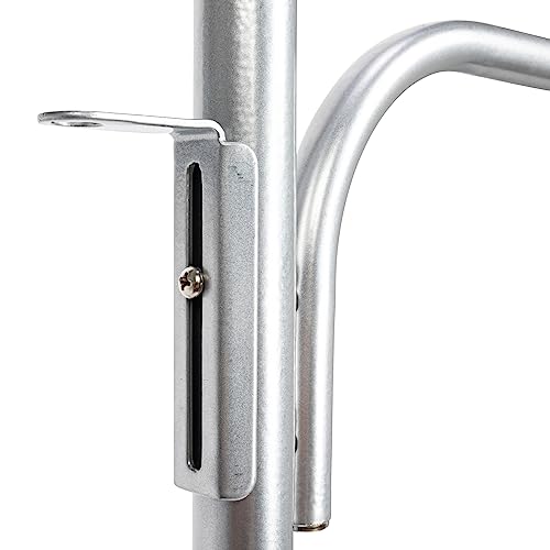 Household Essentials Hinge-It Clutterbuster Steel Valet Family Towel Bar, Silver by Household Essentials - Image 5