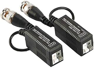 BW 1Pairs High Definition BNC to UTP Cat5/5e/6 Video Balun HD Transceivers Adapter Transmitter Support 720P/1080P AHD/CVI/TVI CCTV Camera