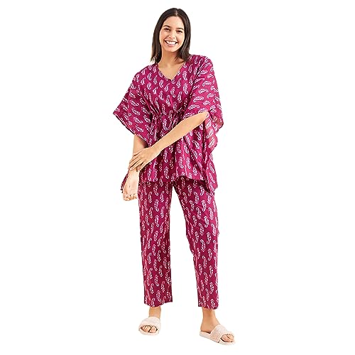 Image of Sweet Dreams Women Printed Pyjama Set