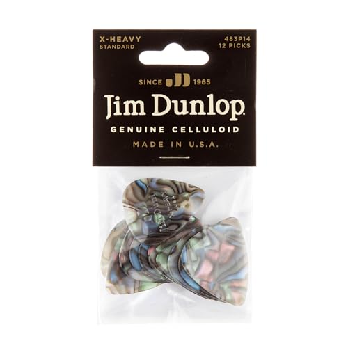 Dunlop Piators Classic, Abalone - Médiator en celluloïd standard