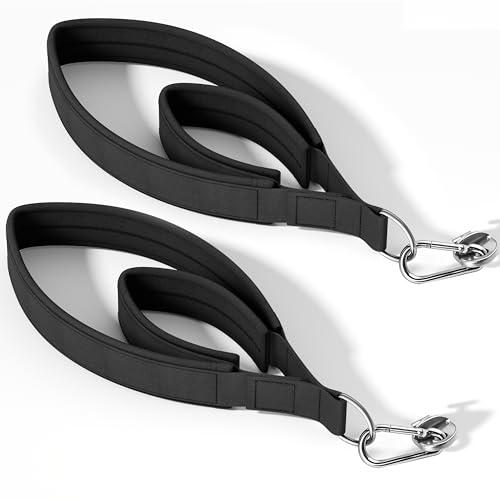 Crostice Pilates Loops Compatible with Tonal Machine Pilates Equipment Soft Straps for Smart Home Gym Double Loop Straps for Yoga Exercises Enhanced Grip and Thickness Stability