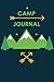 Camp Journal: Small Journal for Recording Camp Notes, Thoughts, Ideas, Half Blank for Sketching or Doodling, Half LIned for Thoughts, Ideas, Gift for Camper