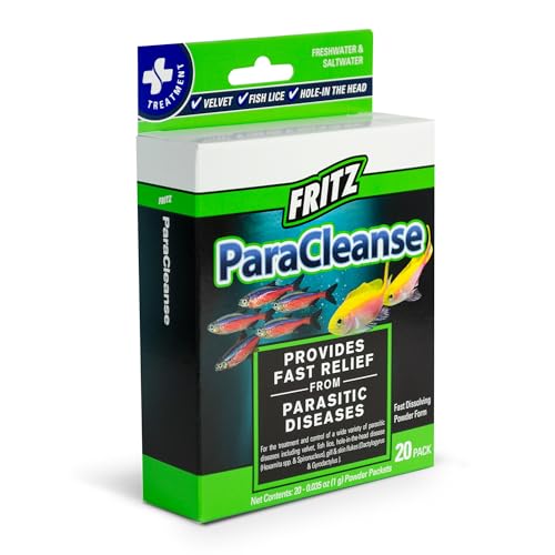 Fritz Aquatics ParaCleanse Provides Fast Relief from Parasitic Diseases (20-Count)