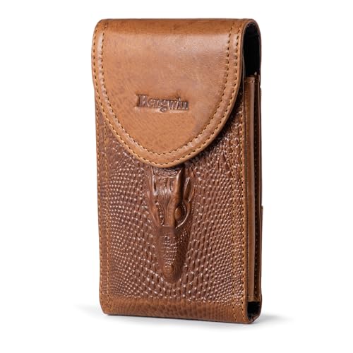 Étui de ceinture pour téléphone en cuir véritable Samsung S25 S24 Ultra