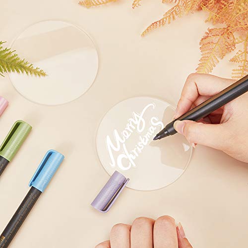 BENECREAT 10 PCS Pannello Acrilico Rotondo 3mm di