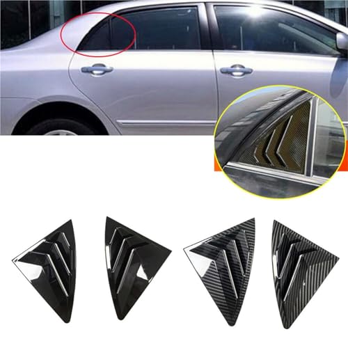 Molduras Decorativas para Coche Corolla 2007-2013 ABS Ventana Trasera 2