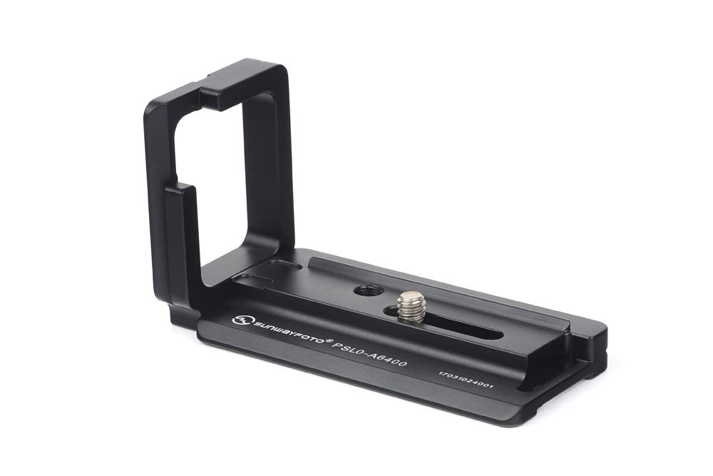 Sunwayfoto PSLO-a6400 One Piece Dedicated L Plate/Bracket for Sony a6400 Camera RRS/Arca Compatible Sunway