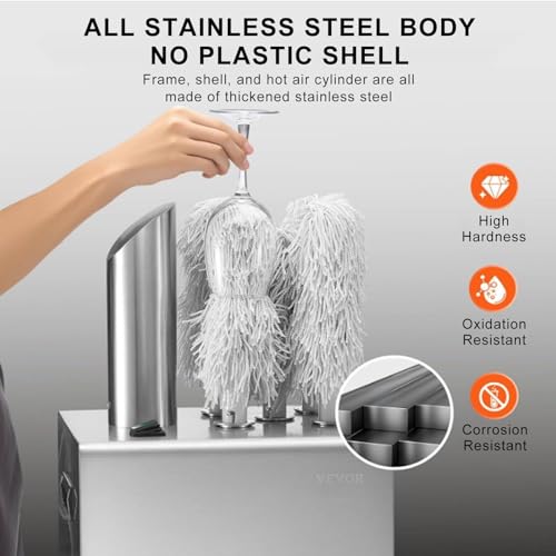 Polisseuse électrique commerciale avec chauffage, brosse en coton à haute vitesse pour bars, restaurants et hôtellerie, outil de nettoyage efficace
