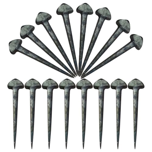 LIGHTAOTAO Clavos para Herraduras de 5Cm 50 Piezas de Hierro para Cuidado de Cascos Caballos Suministros para Caballos Equipo Compacto para Uso Exterior E Interior