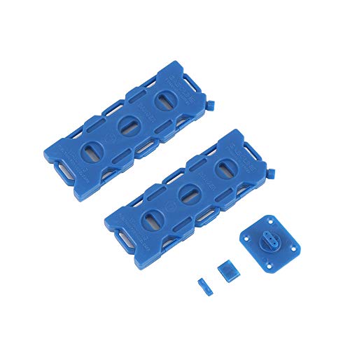 BeesClover Fuel Tank Kayak Sand Ladder Recovery-Board for 1/10 TR-X4 SCX10 D90 RC Car Decor Premium Quality Vehicle Accessories Blue Creative Gift
