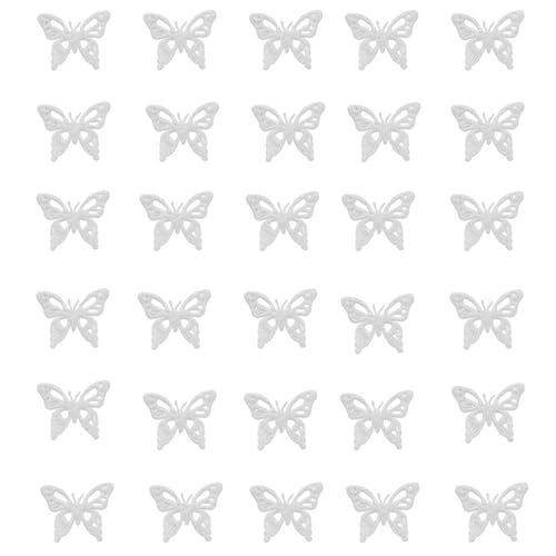 Patches Padded Appliques Glittered Hairpin Handmade Butterfly Hair Barrettes Accessories For Hair Clip