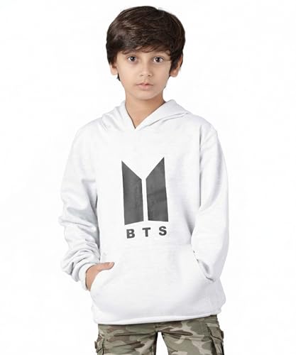Image of KYDA KIDS Boys Cotton Regular Fit Hooded Neck Hoodies - Sweatshirt with Hoodies Full Sleeves Winter Wear, Long Sleeve Sweatshirts for Boys
