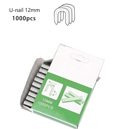 Clavos domésticos en forma de puerta 12mm con grapas de plata T/U, 1000 piezas miniatura 3