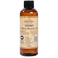 Orana Food Grade Mineral Oil for Cutting Boards, Butcher Blocks & Wooden Utensils – Australian Made Chopping Board Oil, Natural Protection & Wood Conditioner 200ml