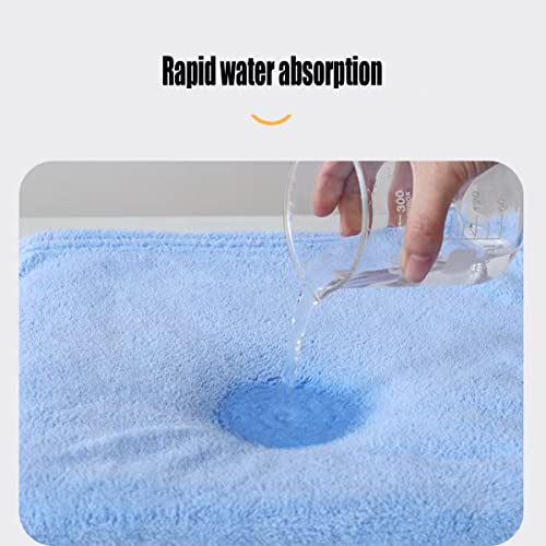 Image of YEBON Kids Hooded Towel Soft Absorbent Bath Towel with Cute Frog Design for Babie, Toddler, Infant Perfect Shower Gifts for Boys and Girls 28 inch x 55 inch (HZ09-B)