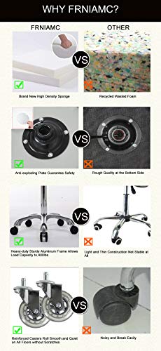 Image of Adjustable Saddle Stool Chairs with Back Support Ergonomic for Medical Clinic Studio Salon Office and Home (Black)
