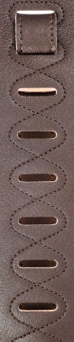 Sangle de guitare Planet Waves en cuir doux marron de qualité supérieure - 2