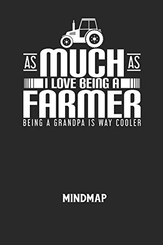 AS MUCH AS I LOVE BEING A FARMER BEING A GRANDPA IS WAY COOLER - Mindmap: Arbeitsbuch, um kreative Aufgaben oder Problemstellungen zu lösen. (German Edition)