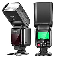 NEEWER 750II TTL Flash Speedlite con Schermo LCD, Compatibile con Nikon D4 D5 D60 D90 D100 D200...