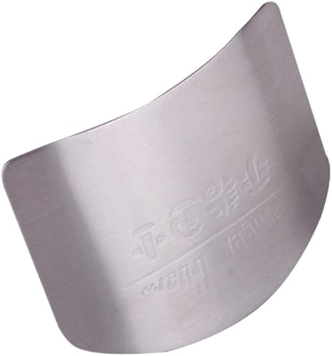 Miniatura 7 de Protector de dedos protector de dedos de acero inoxidable protector de mano para cortar cuchillo de rebanada herramienta de cocina segura cortador