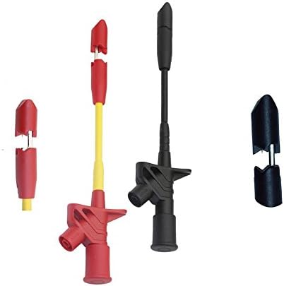 Vahicle Power Probe 4.0 Banana Socket Connection Wire Full Insulated Fast Non Destructive Testing Clip Test Hook car Wiring Harness Test