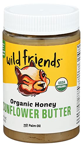 Wild Friends Foods Sunflower Butter, Honey, 16 Oz Jar #TOP3