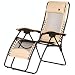 Faulkner 48970 Newport Style Beach Sand Recliner with Wood Armrests, X-Large