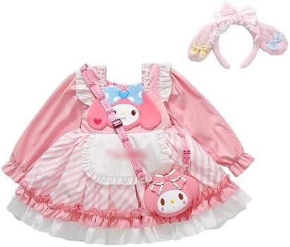 可愛いマイメロワンピースセット✨ クロミちゃん ワンピース 子供 キッズ マイメロ 半袖 夏
